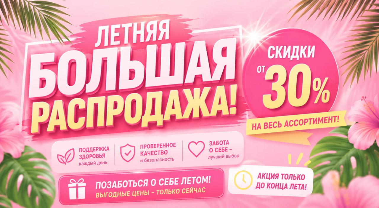 Летние скидки