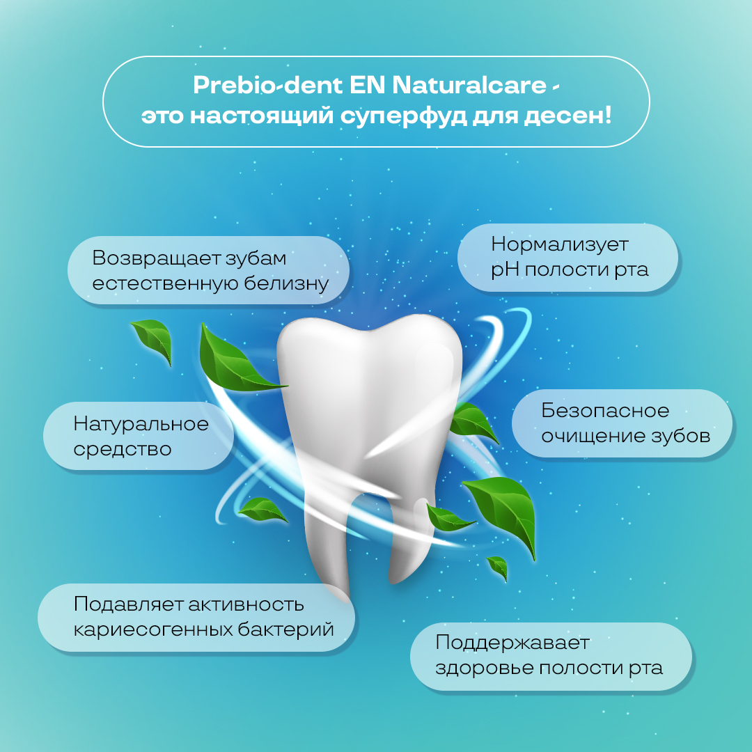 Зубная паста с пребиотиками Prebio-dent