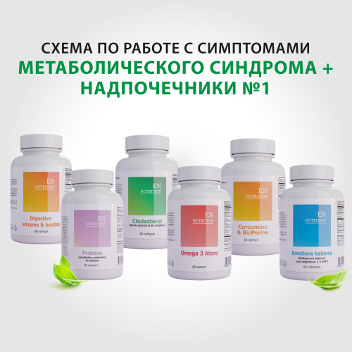 Схема по работе с симптомами метаболического синдрома+надпочечники 1
