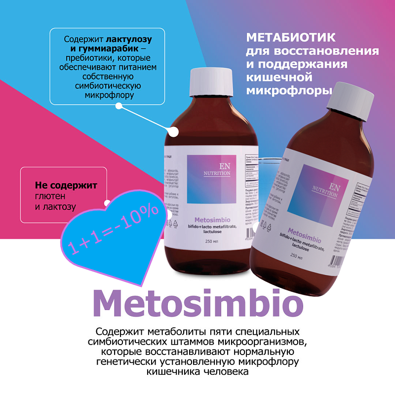 Два метосимбио со скидкой 10%