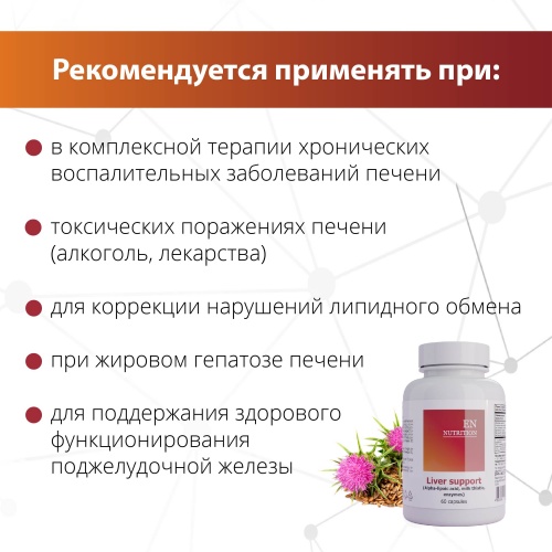 Liver support (alpha-lipoic acid, milk thistle, enzymes) фото 6